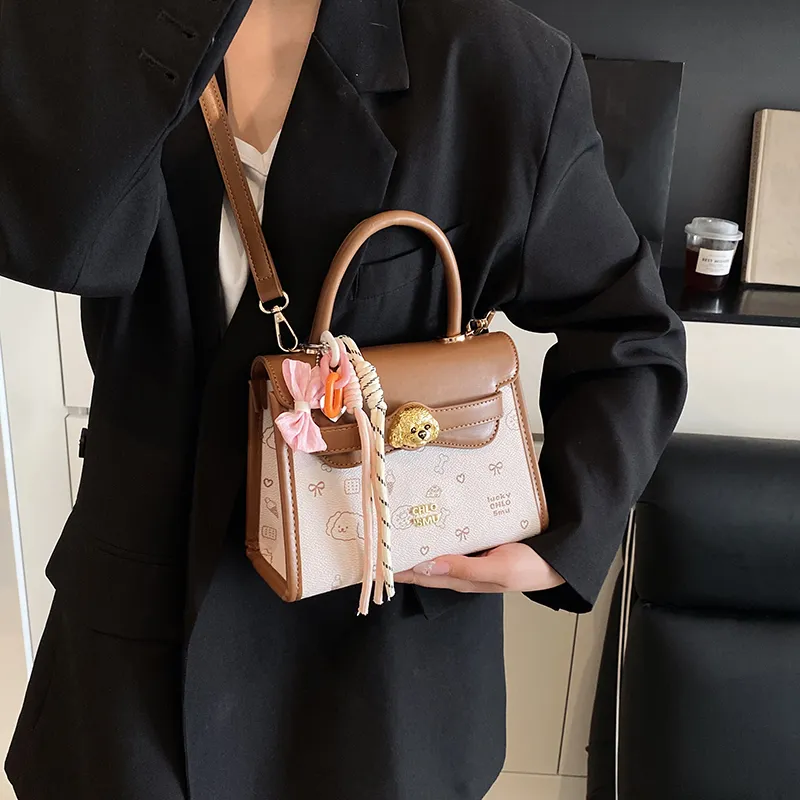 HACIN PU Shoulder Bag Crossbody Bag Handbag Women's Multicolor-5