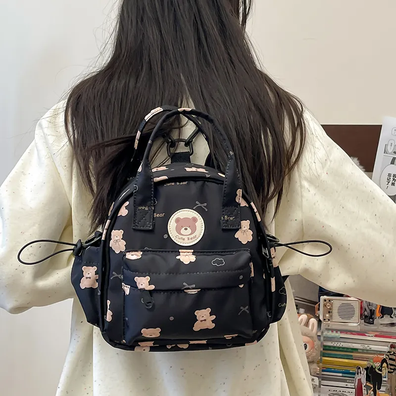 HACIN PU Backpack Women's Multicolor-10