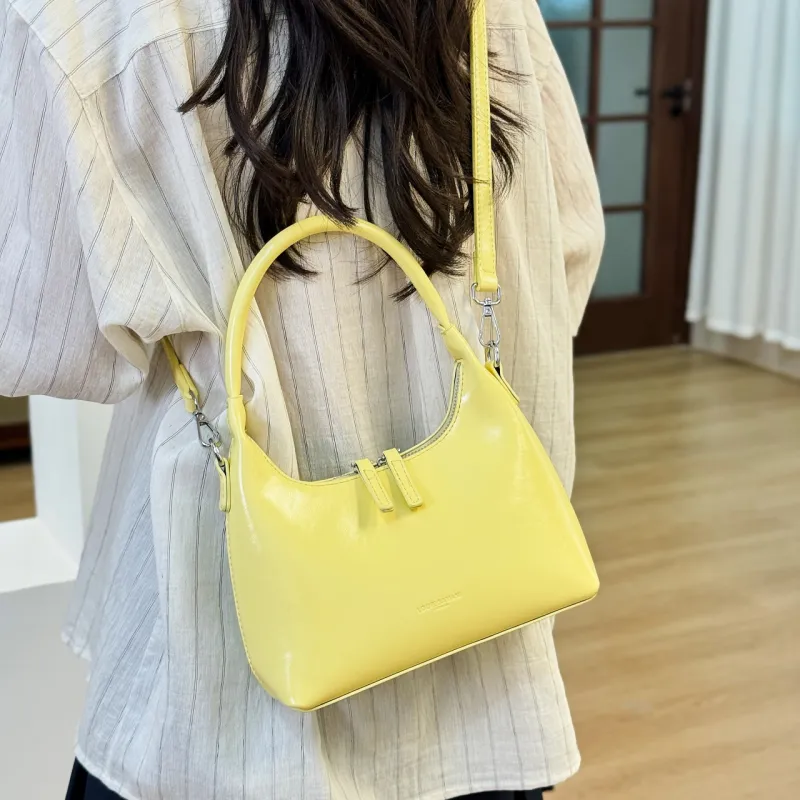 HACIN PU Crescent Bag, Shoulder Bag, Crossbody Bag, Handbag Women's Multicolor-14