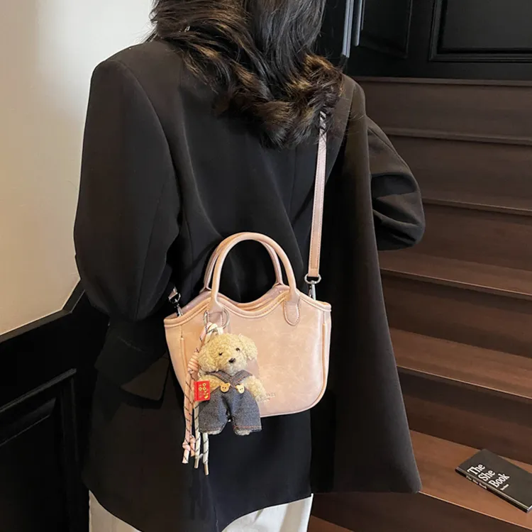 HACIN PU Shoulder Bag, Handbag Women's Multicolor-12