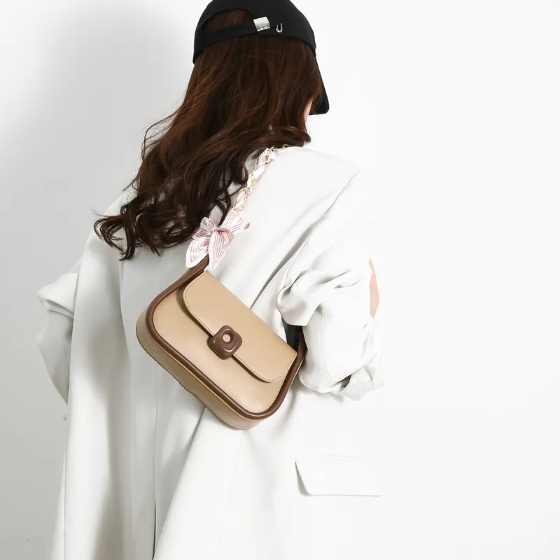 HACIN PU Crossbody Bag, Shoulder Bag Women's Beige & Coffee/Ecru/Black/Khaki-14