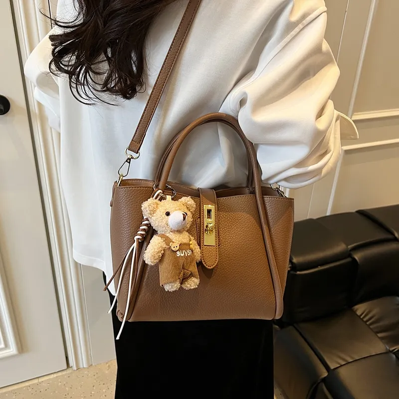 HACIN PU Crossbody One Shoulder Handbag Regular Women's Multicolor-1