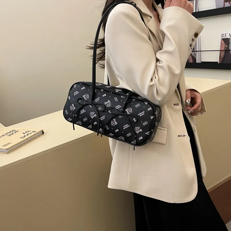 HACIN PU Shoulder Bag Women's Multicolor-6