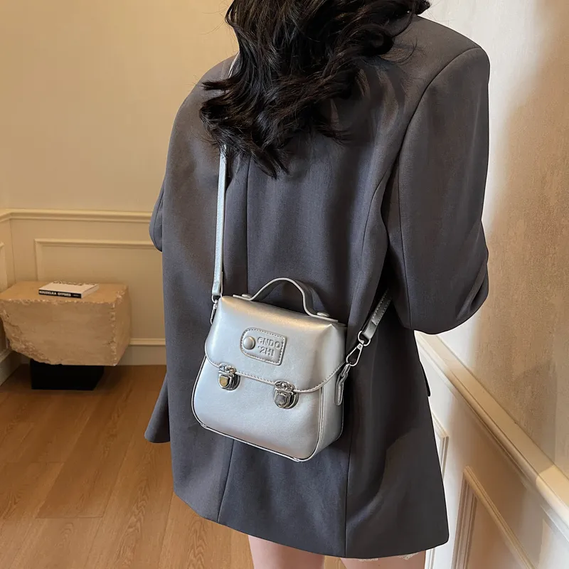 HACIN PU Crossbody Bag Handbag Shoulder Bag Regular Women's Ecru/Silver/Black/Yellow/Pink-10
