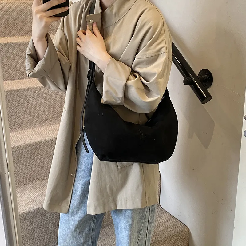 HACIN Pu Crossbody Bag Shoulder Bag Regular Women's Black/Coffee/Brown-1