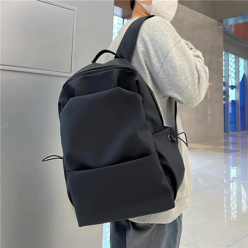 HACIN Nylon Backpack Men's Gray/Black-5