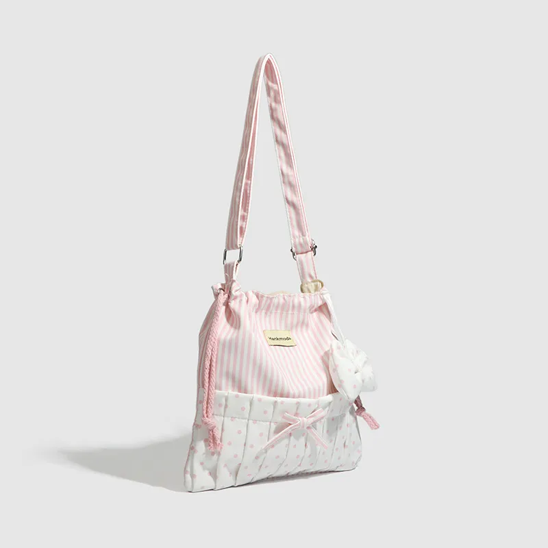 HACIN PU Shoulder Bag Women's Pink-1