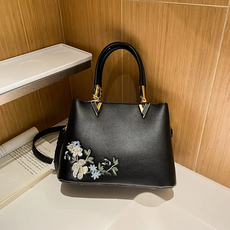 HACIN Pu Crossbody Bag, One Shoulder Handbag Women's Multicolor-5