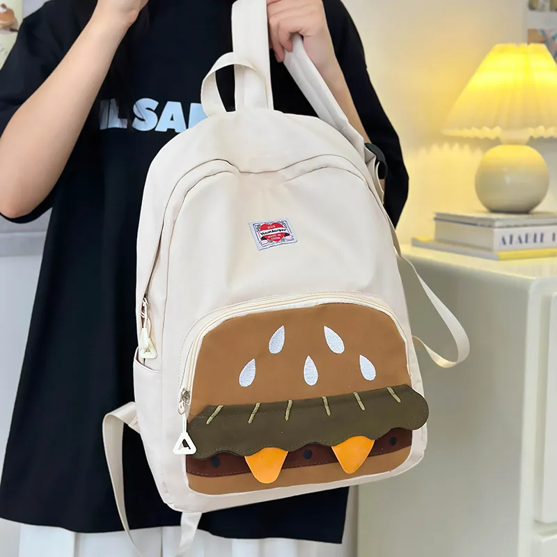 HACIN Nylon Backpack Women's Multicolor-1