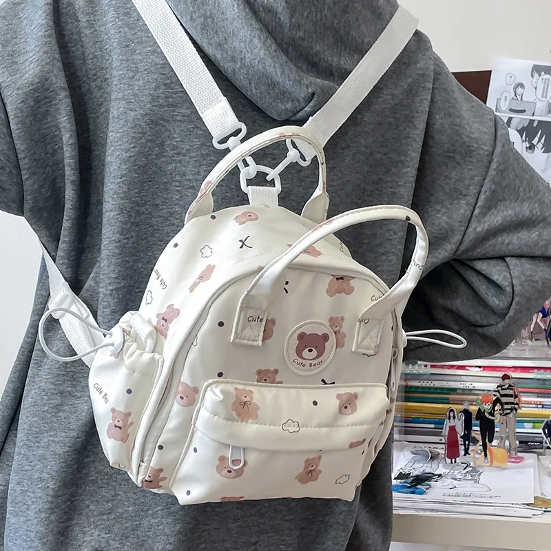 HACIN PU Backpack Women's Multicolor-13