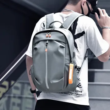 HACIN Oxford Backpack Regular Men's Black/Gray