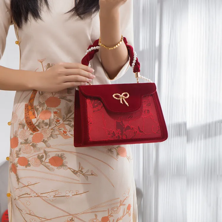 HACIN Handbags Red-3