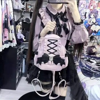 HACIN PU Backpack Women's Multicolor