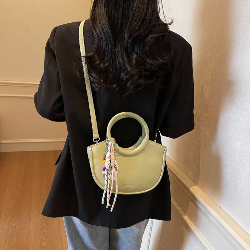 HACIN PU One Shoulder Handbag Regular Women's Multicolor-12