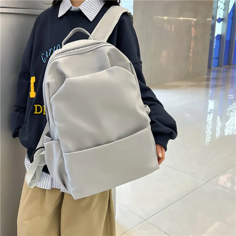 HACIN Nylon Backpack Men's Gray/Black-2