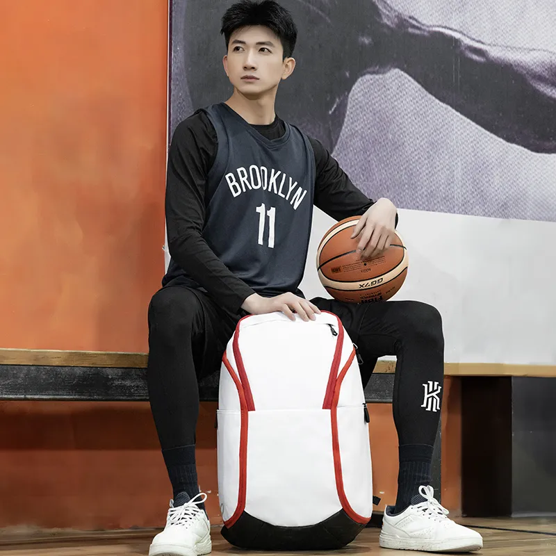 HACIN Oxford Backpack Regular Men's Black Gray/Black & Royal Blue/Black & Orange/White/Light Gray/Red-10