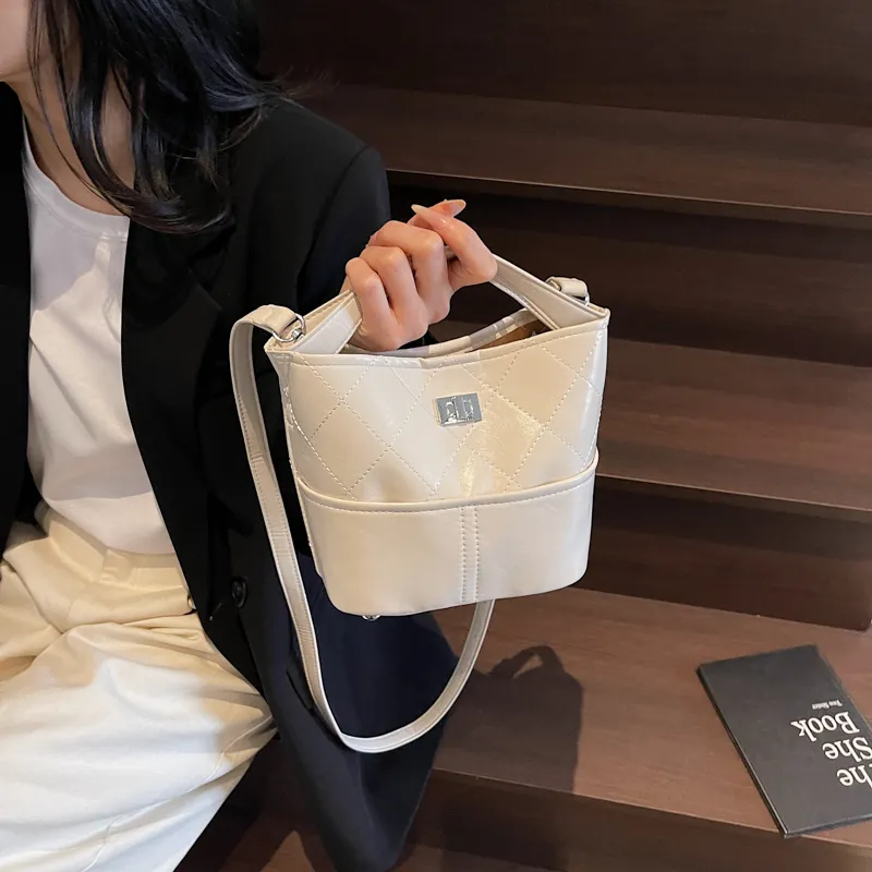 HACIN PU Bucket Bag, Shoulder Bag, Crossbody Bag, Handbag Women's Multicolor-6