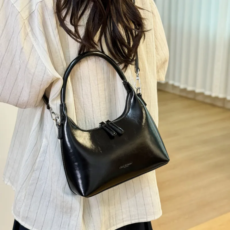 HACIN PU Crescent Bag, Shoulder Bag, Crossbody Bag, Handbag Women's Multicolor-10