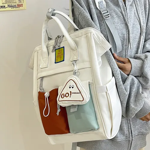 HACIN Nylon Backpack Women's Multicolor