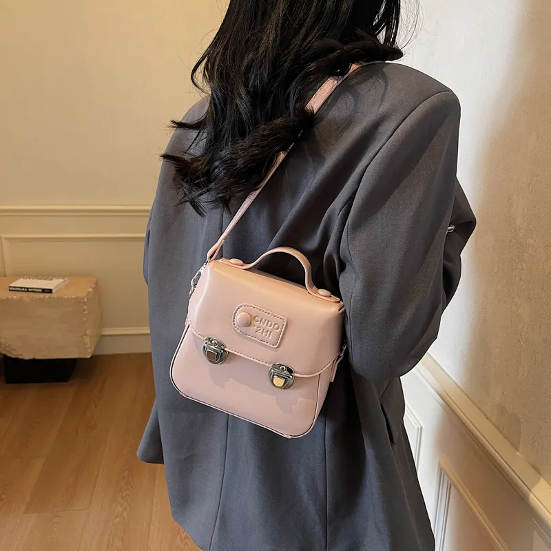 HACIN PU Crossbody Bag Handbag Shoulder Bag Regular Women's Ecru/Silver/Black/Yellow/Pink-26