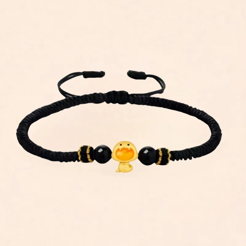 Double Happiness Gift Agate Bracelets Unisex-1