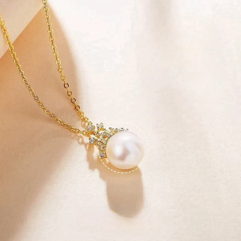 Double Happiness Gift Pearl Necklaces Unisex-1