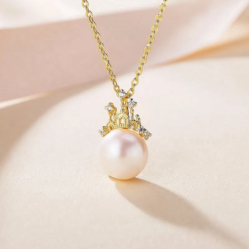 Double Happiness Gift Pearl Necklaces Unisex-3