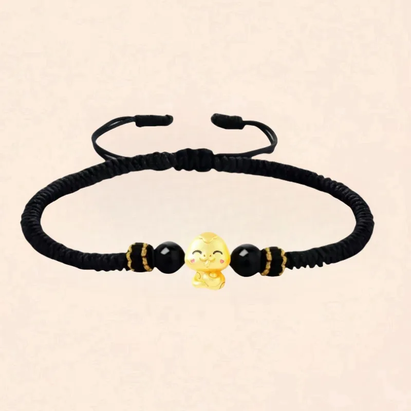 Double Happiness Gift Agate Bracelets Unisex-1