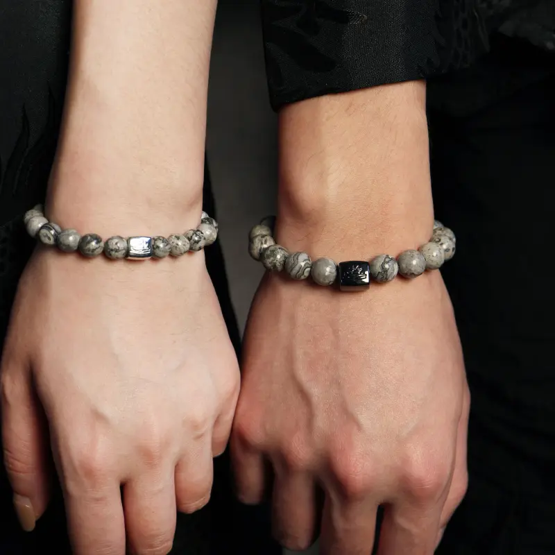 SIMPLE JOYS Map Stone Bracelets Unisex-5