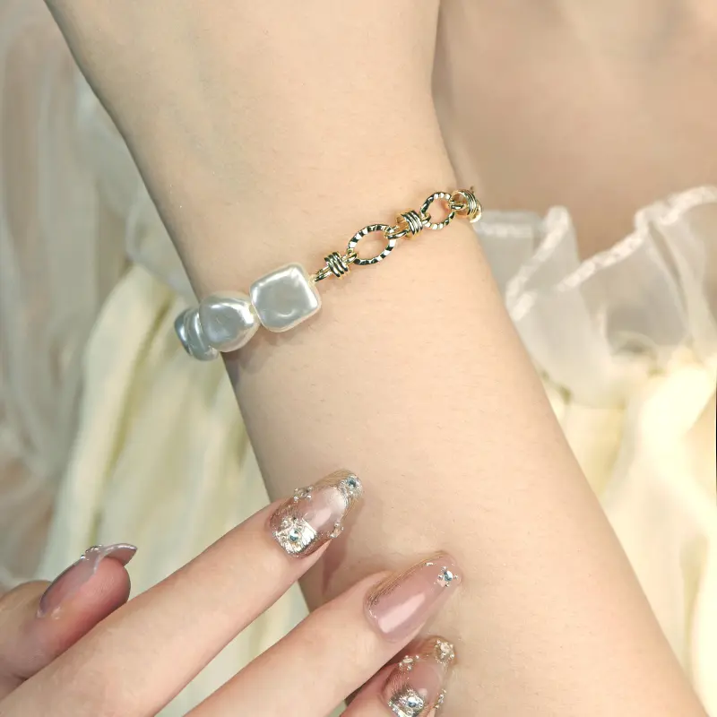 SIMPLE JOYS Pearl Bracelets Women's-1