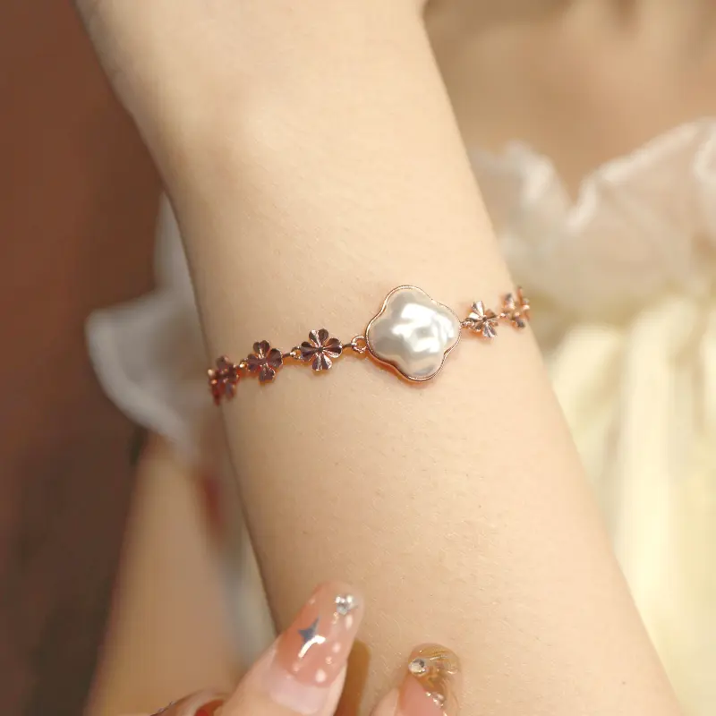 SIMPLE JOYS Pearl Bracelets Women's-2
