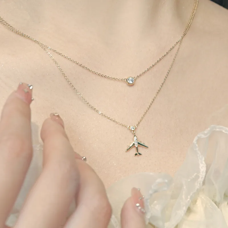 SIMPLE JOYS S925 Silver Necklaces Women's Gold Gift Box Sets-3
