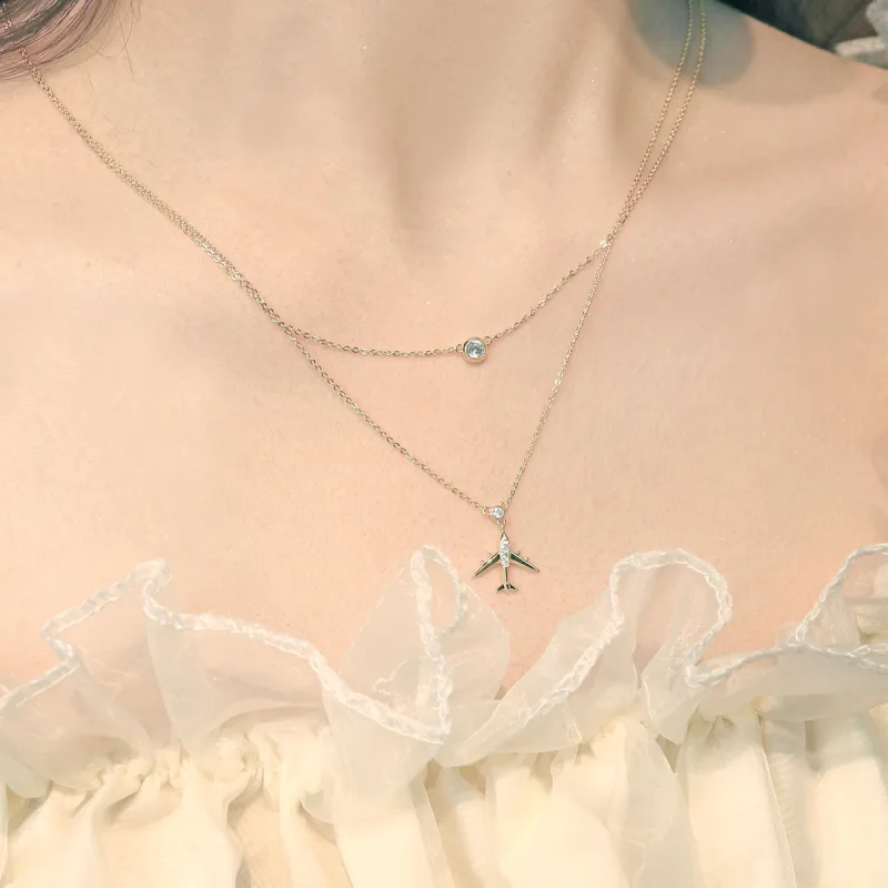 SIMPLE JOYS S925 Silver Necklaces Women's Gold Gift Box Sets-6