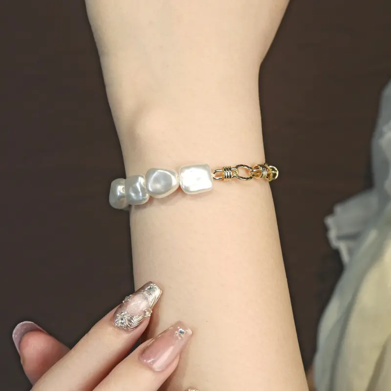 SIMPLE JOYS Pearl Bracelets Women's-2