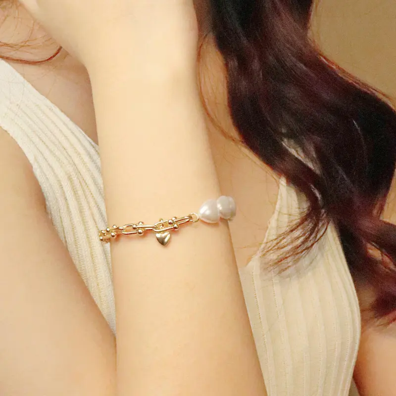 SIMPLE JOYS Alloy Bracelets Women's Gold-3