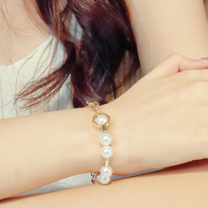 SIMPLE JOYS Pearl Bracelets Women's-2