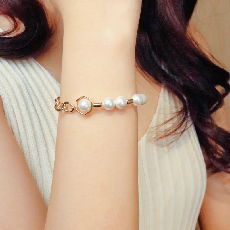 SIMPLE JOYS Pearl Bracelets Women's-4