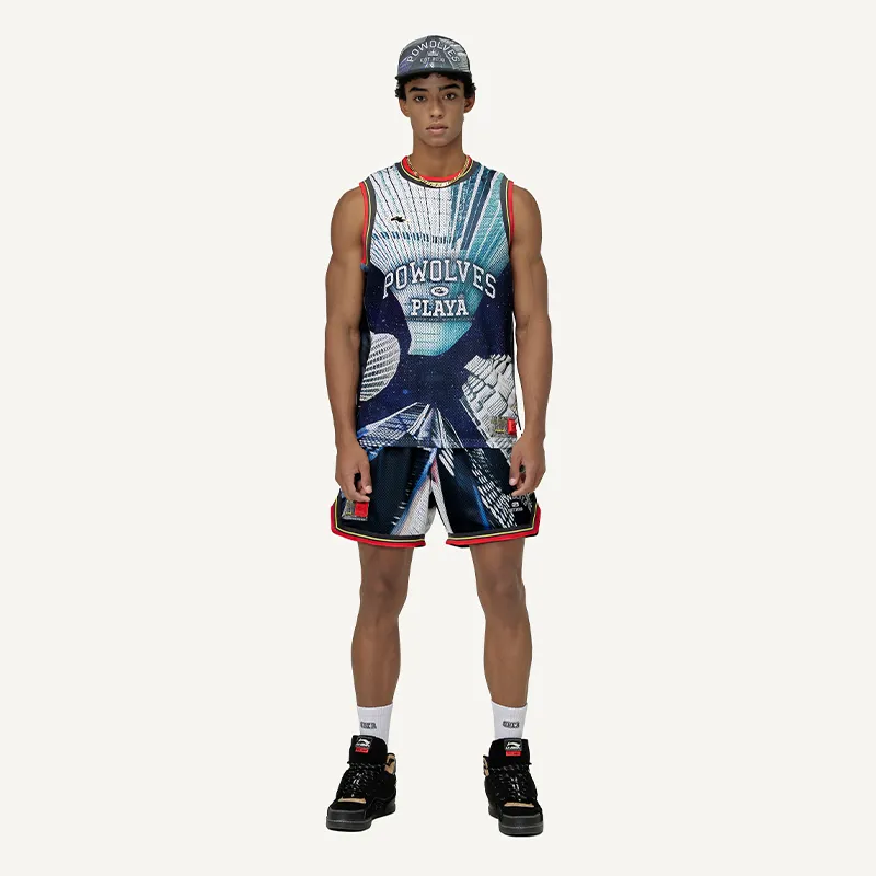 Powolves Casual Shorts Men Multicolor-2