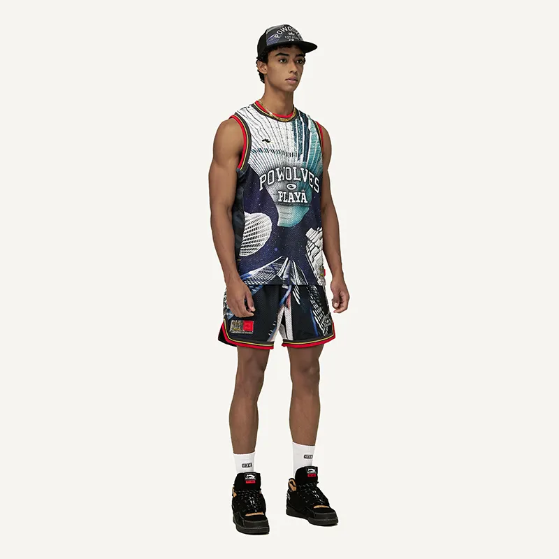 Powolves Casual Shorts Men Multicolor-3