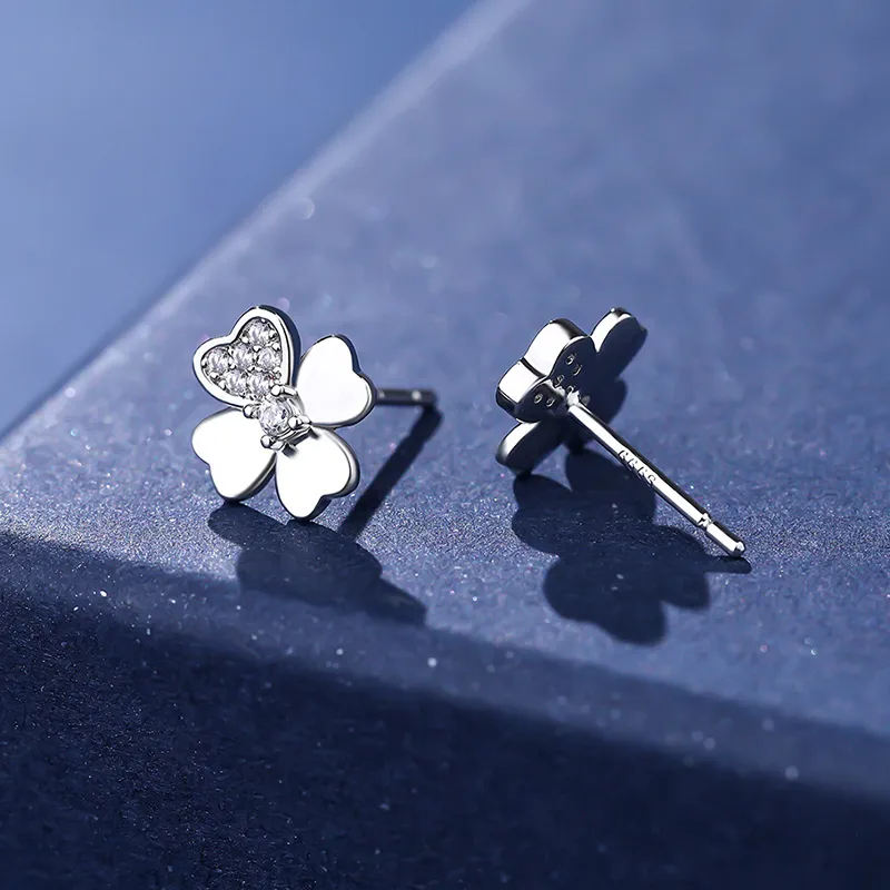 FUNILUOFU 999 Fine Silver Stud Earrings Unisex-6