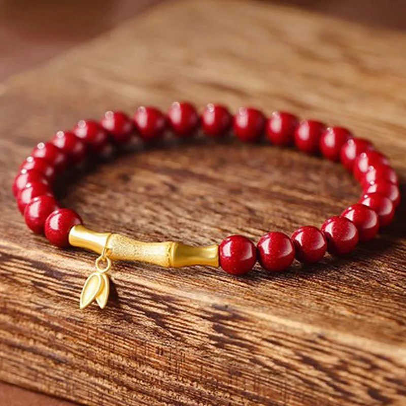 FUNILUOFU Cinnabar Jade Bracelets Unisex-3