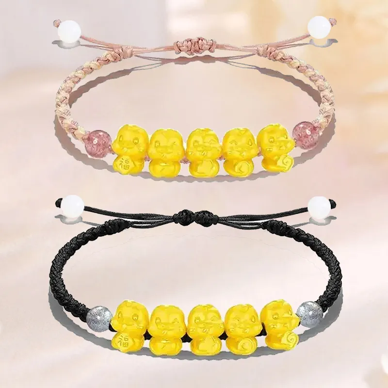 FUNILUOFU Gold Bracelet Unisex-9