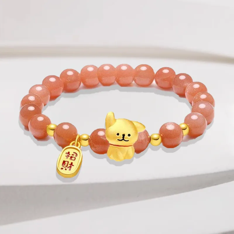 FUNILUOFU Gold Bracelet Unisex-1