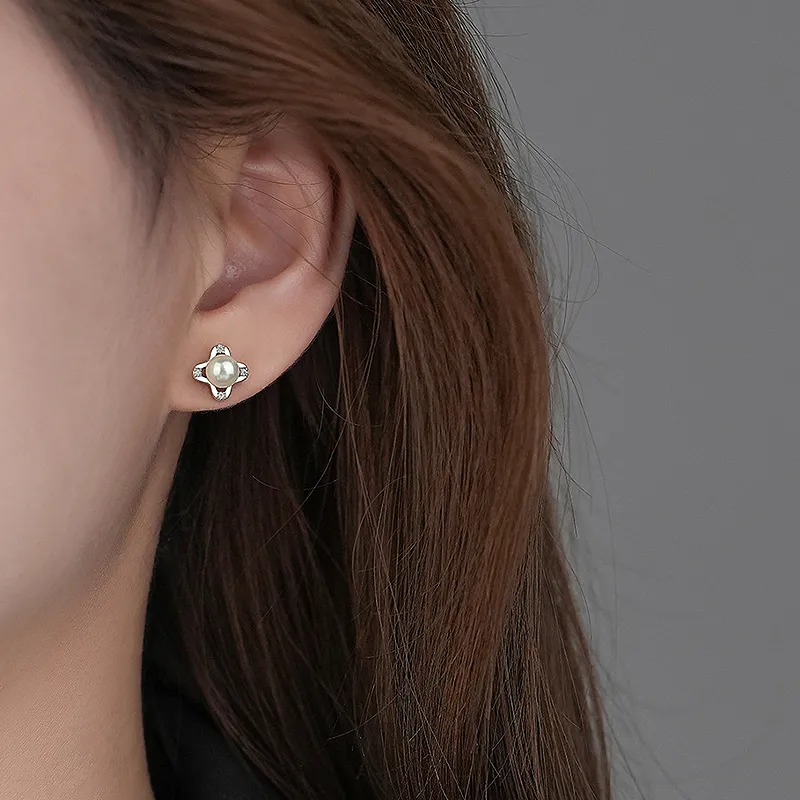FUNILUOFU 999 Fine Silver Stud Earrings Unisex-5