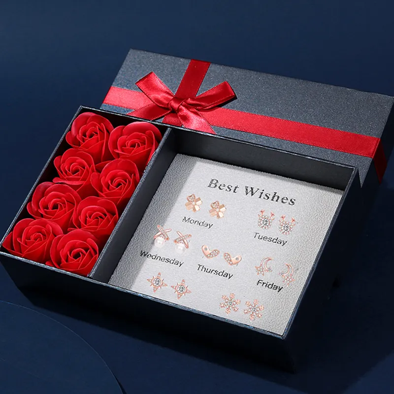 FUNILUOFU 999 Fine Silver Stud Earrings Unisex-5