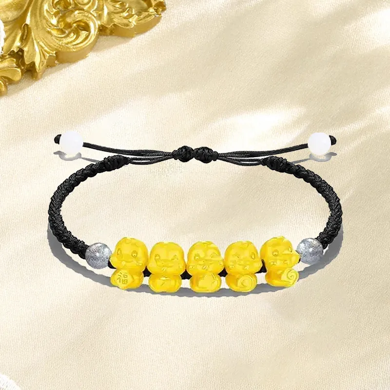 FUNILUOFU Gold Bracelet Unisex-6
