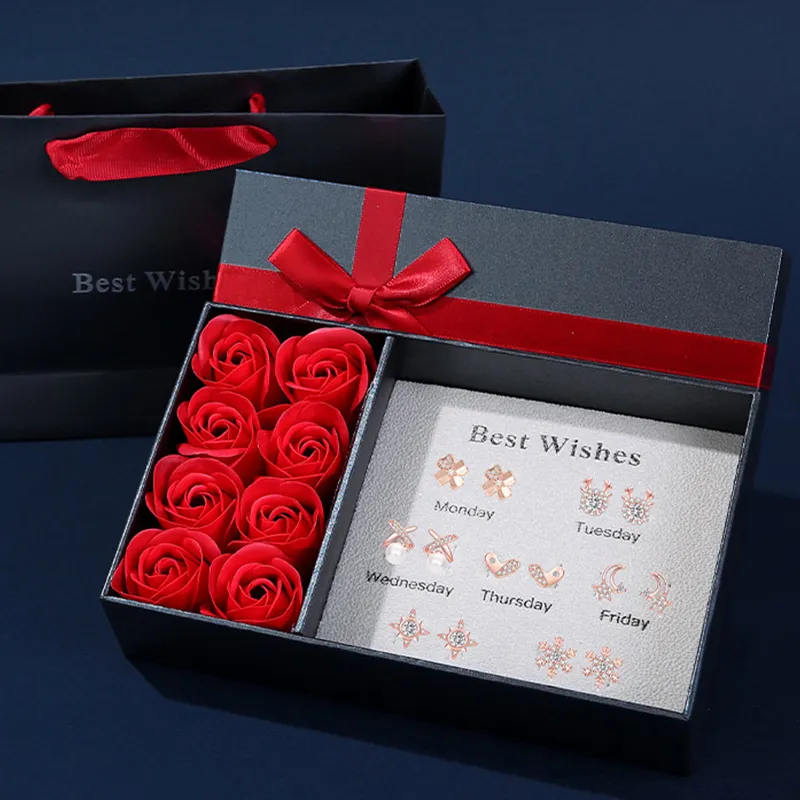 FUNILUOFU 999 Fine Silver Stud Earrings Unisex-4