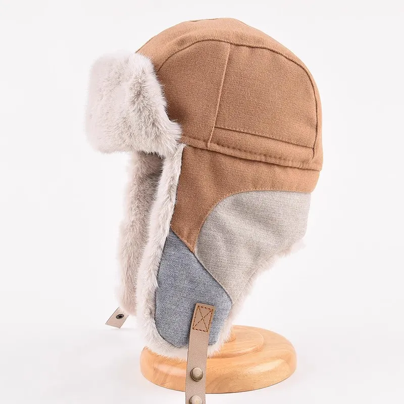 AAJF Cotton polyester Blend Trapper Hats Unisex-8