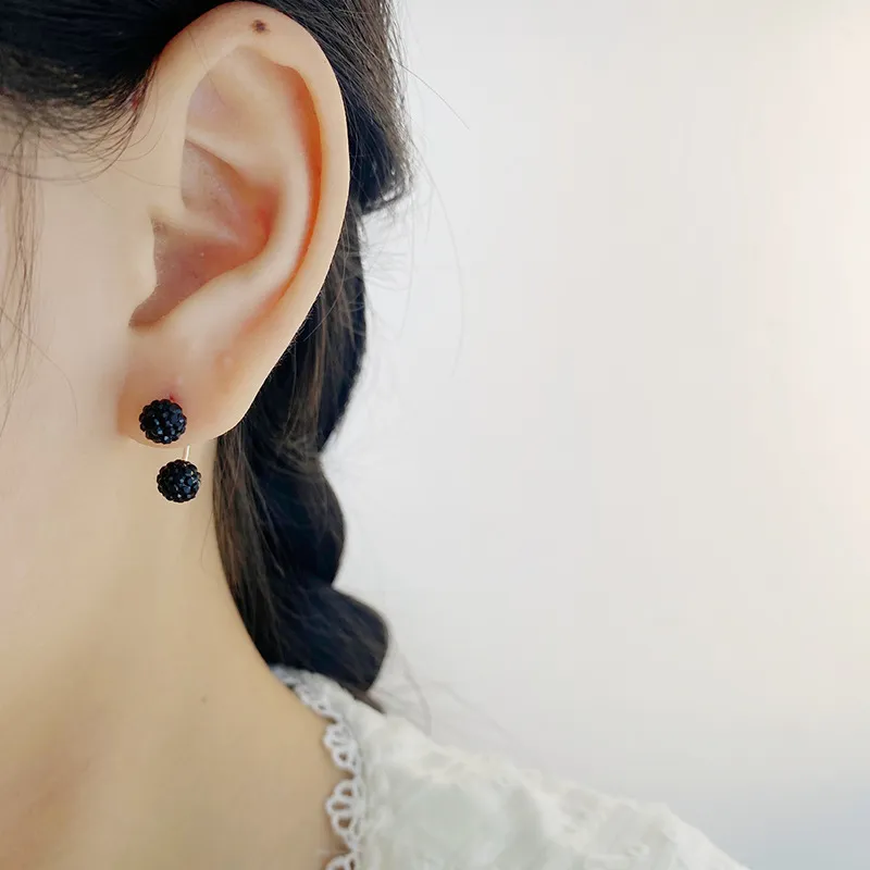 AAJF S999 Fine Silver Stud Earrings Women's-7
