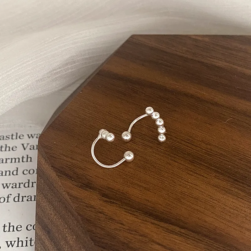 AAJF S999 Fine Silver Stud Earrings Women's-1